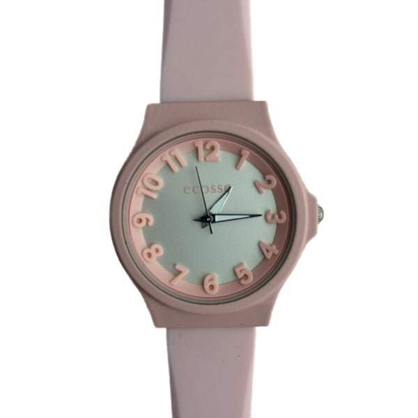 Pink Silicone Ladies Jewellery Watch