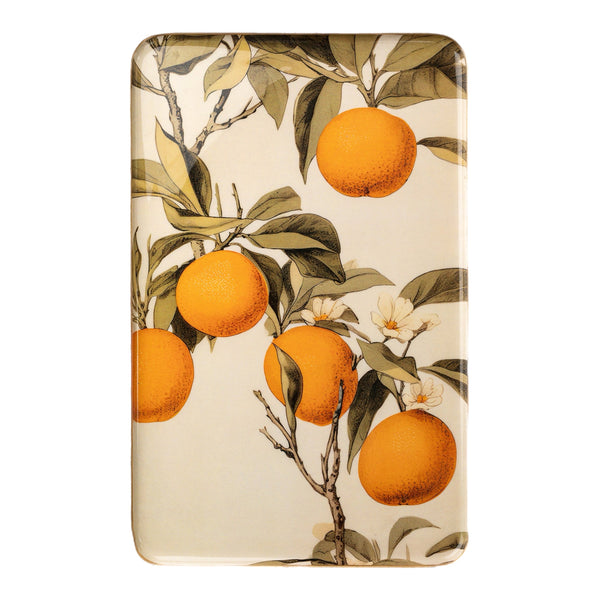 Assorted Orange Branch Decorative Tray, INDIVIDUALY SOLD