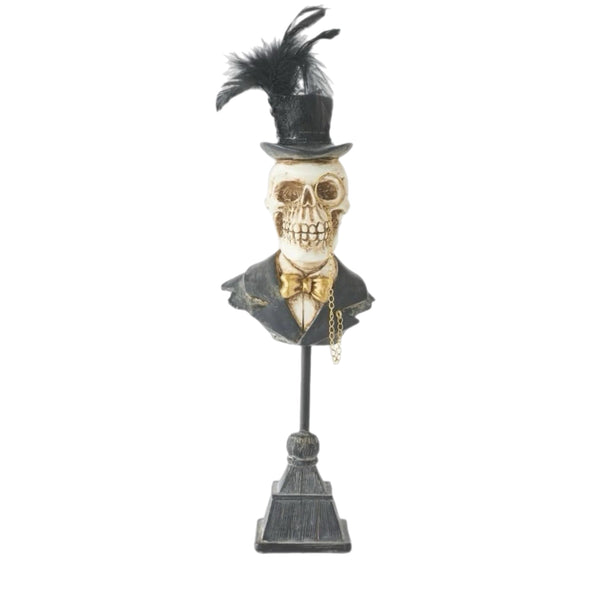 Assorted Skeleton Bust Figurine, INDIVIDUALLY SOLD