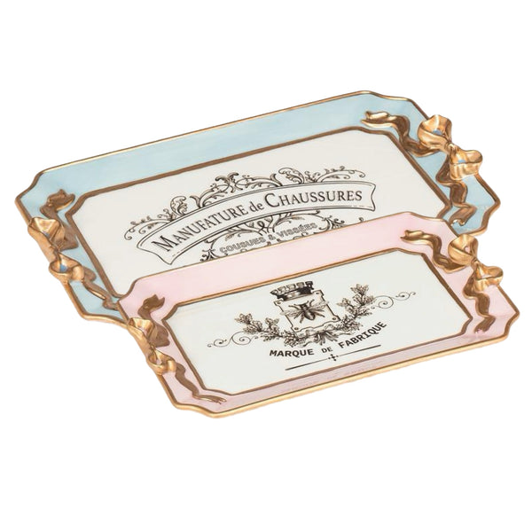 Assorted Jewelry Tray With Bow Handle, INDIVIDUALLY SOLD