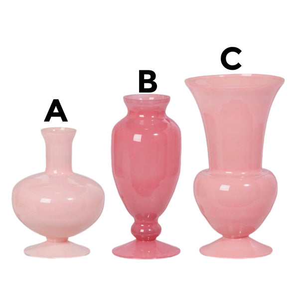 Assorted Pink Vase, INDIVIDUALLY SOLD