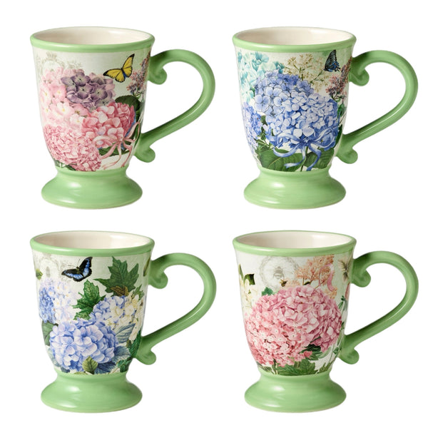 Assorted Hydrangea Mug, INDIVIDUALLY SOLD