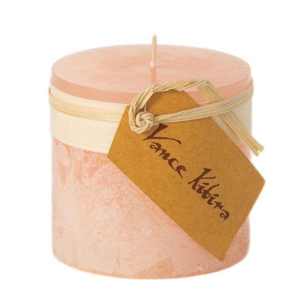 Assorted Pink Sand Colour Pillar Candle, INDIVIDUALLY SOLD