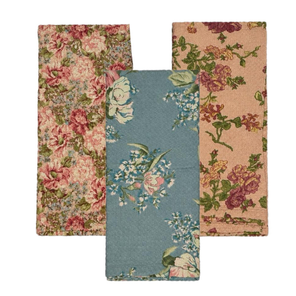 Assorted Heirloom Rose Patchwork Tea Towel, INDIVIDUALLY SOLD