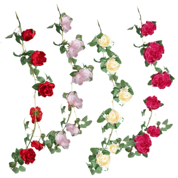 Assorted 6' Peony Garland, INDIVIDUALLY SOLD
