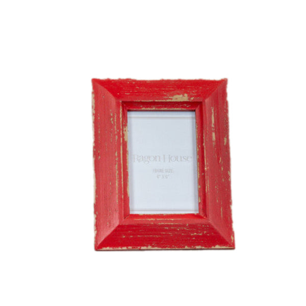 Assorted Red Distressed Photo Frame, INDIVIDUALLY SOLD