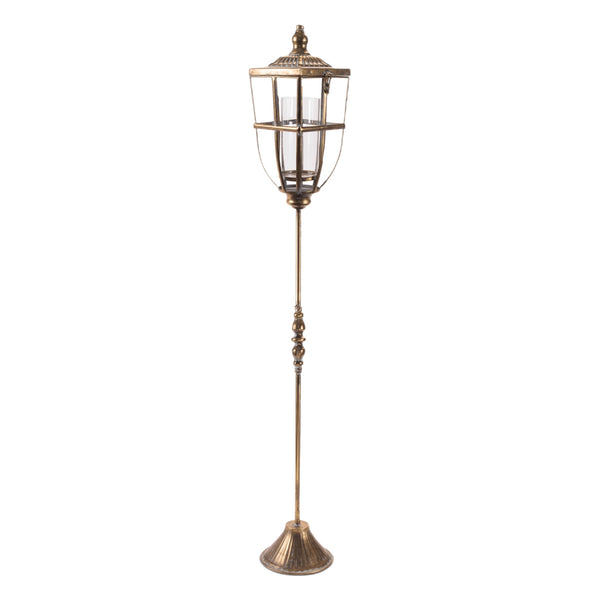 Assorted Brass Lantern Pillar Candle Holder, INDIVIDUALLY SOLD