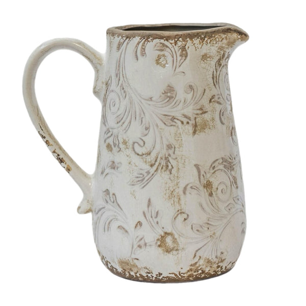 Assorted Grey Floral Design Vase, INDIVIDUALLY SOLD