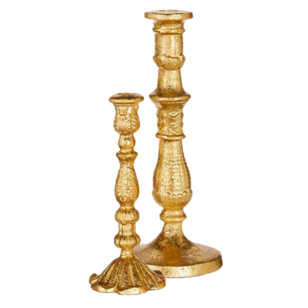 Assorted Gold Taper Candle Holder, INDIVIDUALLY SOLD