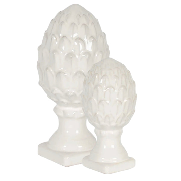 Assorted White Artichoke Figurine, INDIVIDUALLY SOLD
