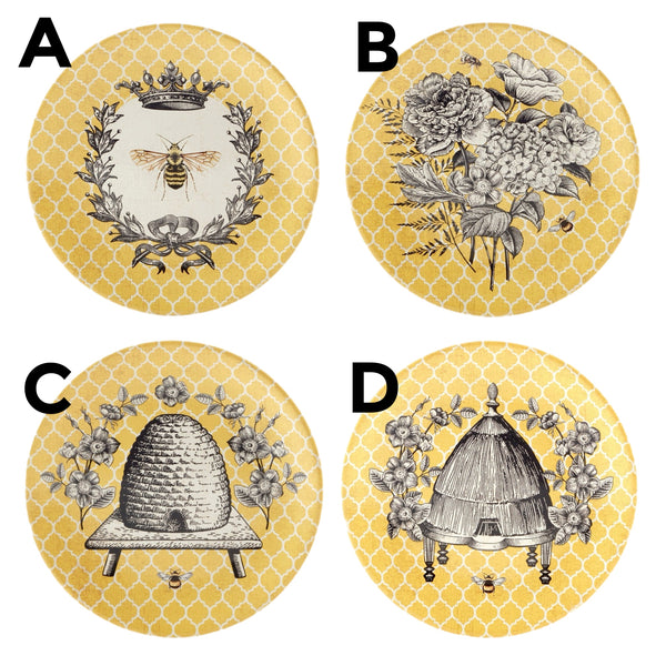 Assorted Bee Salad Plate, INDIVIDUALLY SOLD