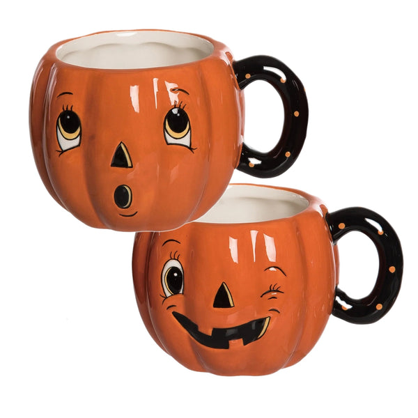 Assorted Pumpkin Mug, INDIVIDUALLY SOLD