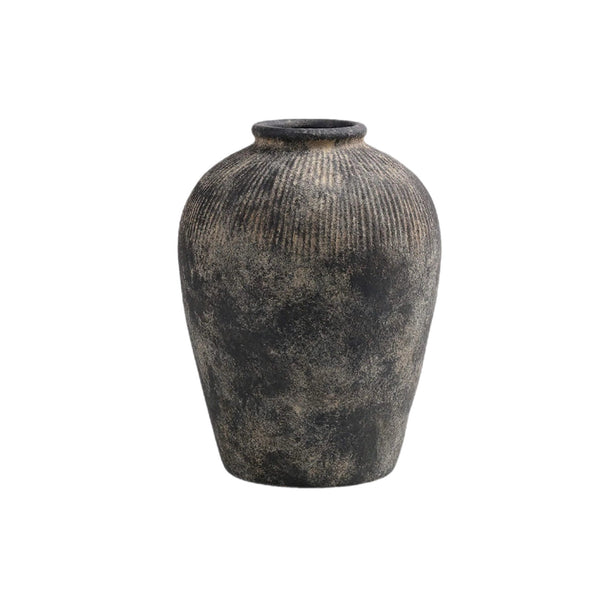 Assorted Black Terracotta Urn, INDIVIDUALLY SOLD