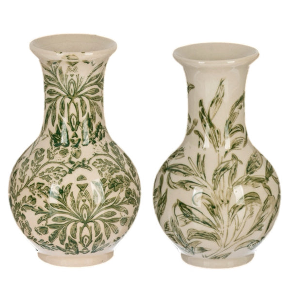 Assorted Green Botanical Bud Vase, INDIVIDUALLY SOLD