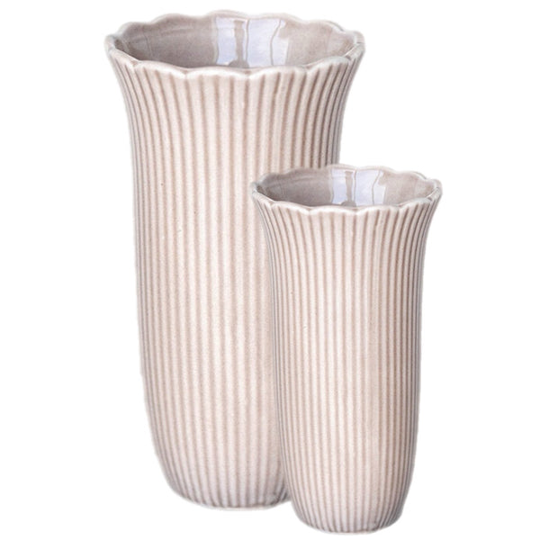 Assorted Brown Striped Vase, INDIVIDUALLY SOLD