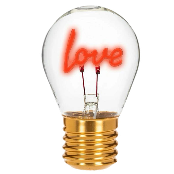 Assorted Neon Lightbulb Figurine, INDIVIDUALLY SOLD