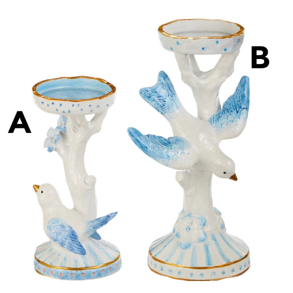 Assorted Bird Pillar Candle Holder, INDIVIDUALLY SOLD