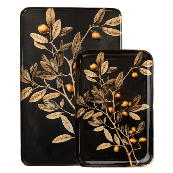 Assorted Olive Branch Decorative Tray, INDIVIDUALLY SOLD