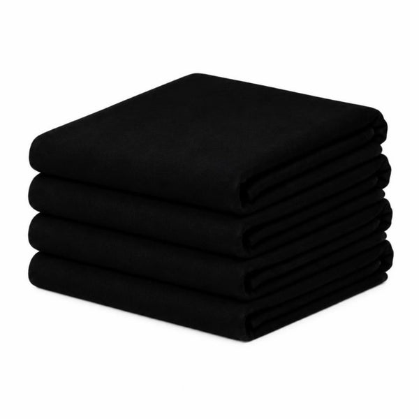 Black Linen Napkin, Set Of 4