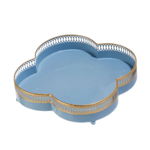 Assorted Blue Scalloped Tray, INDIVIDUALLY SOLD