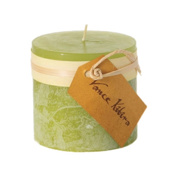 Assorted Grape Green Colour Pillar Candle, INDIVIDUALLY SOLD