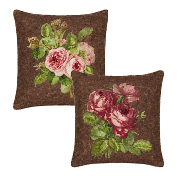 Assorted Roses Pillow, INDIVIDUALLY SOLD