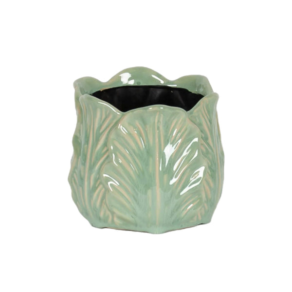 Assorted Light Green Cabbage Planter, INDIVIDUALLY SOLD