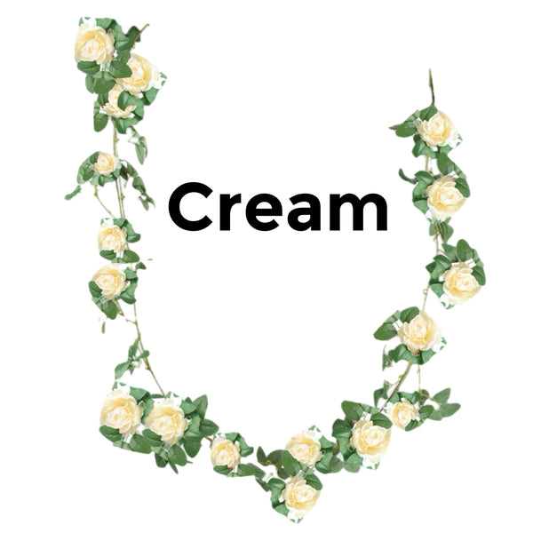 Assorted 6' Peony Garland, INDIVIDUALLY SOLD