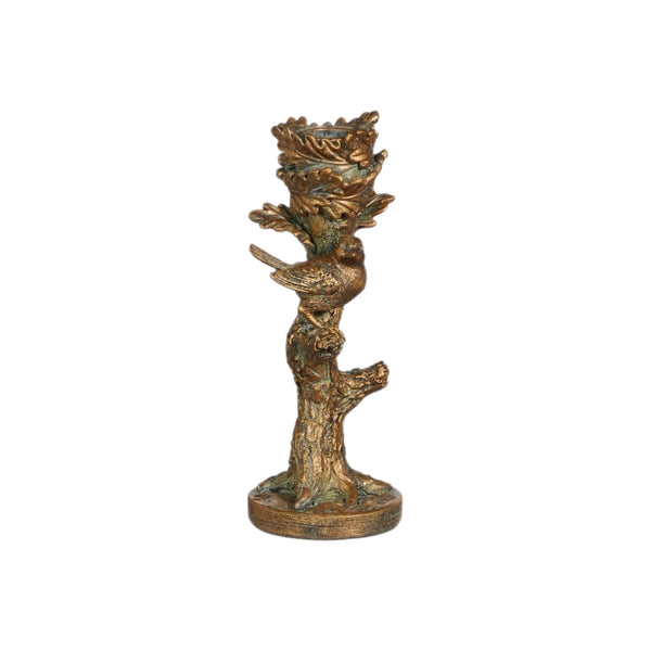 Assorted Bronze Bird Taper Candle Holder, INDIVIDUALLY SOLD
