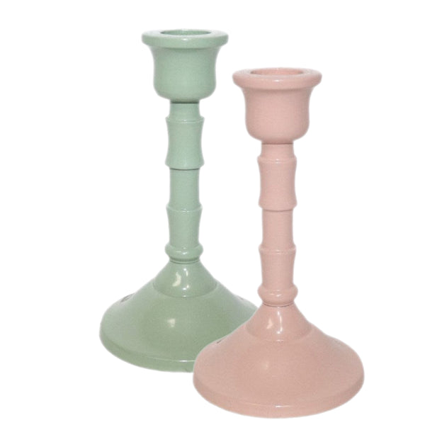 Assorted Small Pastel Taper Candle Holder, INDIVIDUALLY SOLD