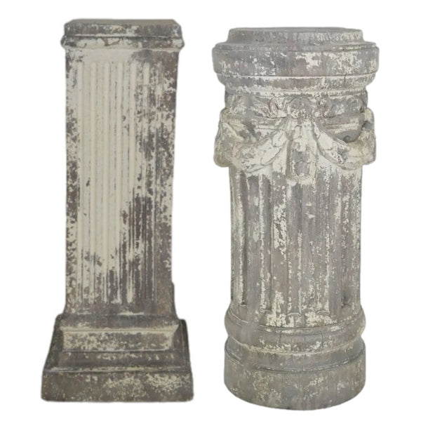 Assorted Garden Pedestal Column, INDIVIDUALLY SOLD