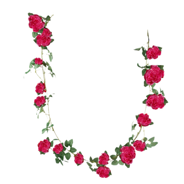 Assorted 6' Peony Garland, INDIVIDUALLY SOLD