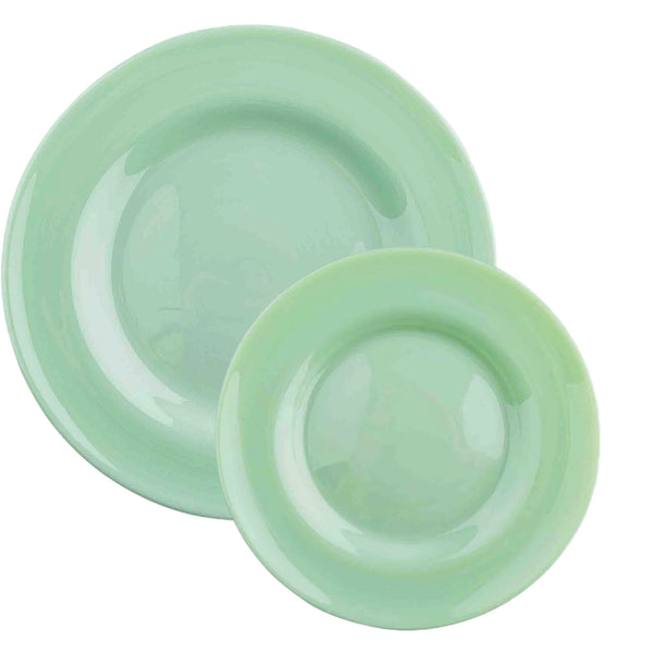 Assorted Retro Jadeite Style Plate, INDIVIDUALLY SOLD