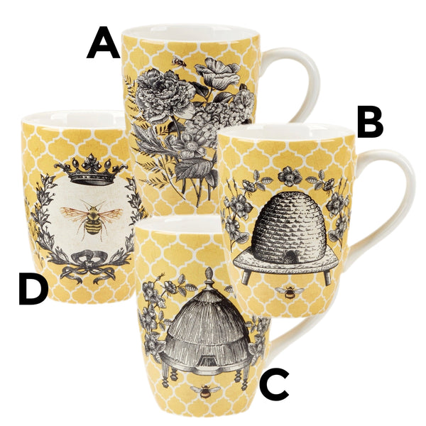 Assorted Bee Mug, INDIVIDUALLY SOLD