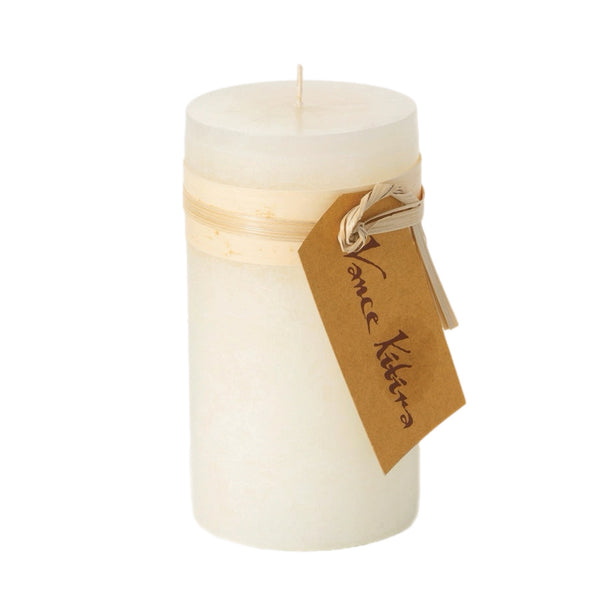 Assorted Melon White Colour Pillar Candle, INDIVIDUALLY SOLD