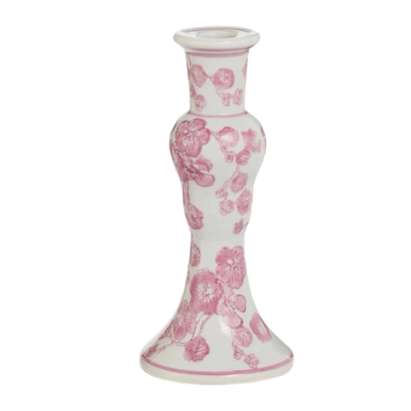Assorted Lavender Chinoiserie Taper Candle Holder, INDIVIDUALLY SOLD