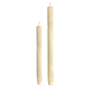 Assorted Ivory Taper Flameless Candle, INDIVIDUALLY SOLD