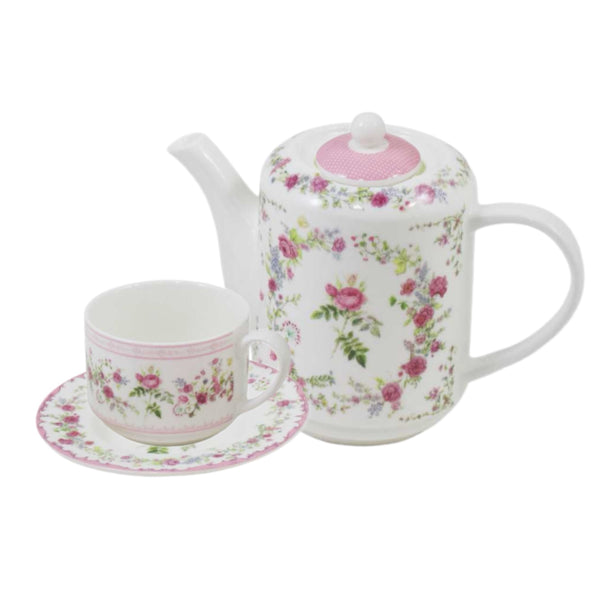 Roses Tea For One With Gift Box
