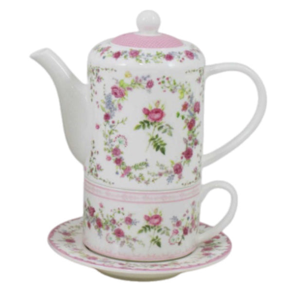 Roses Tea For One With Gift Box