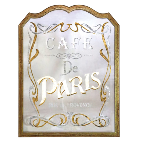 Cafe De Paris Wall Sign