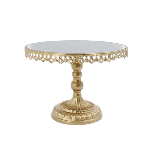 Assorted Gold Scallop Cake Stand, INDIVIDUALLY SOLD