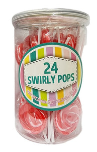 Cherry Swirly Pops