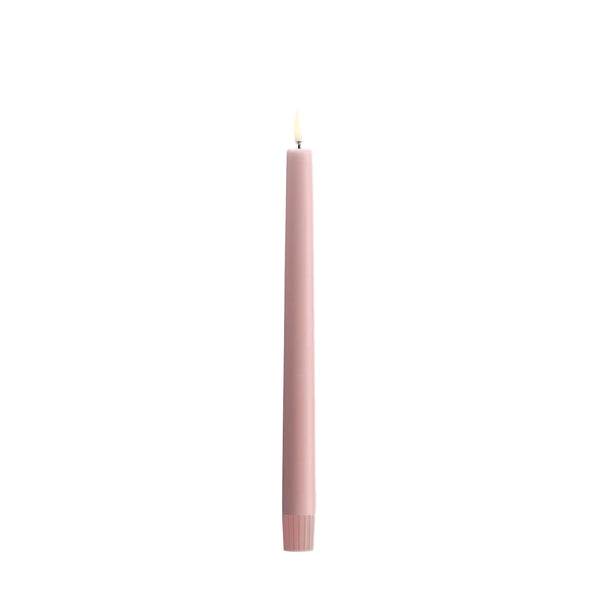 Assorted Taper Flameless Candle: Rose, INDIVIDUALLY SOLD