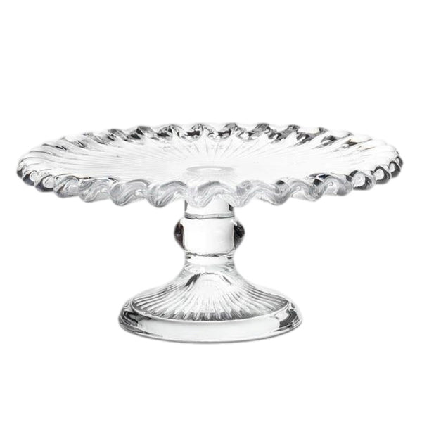 Petite Scalloped Cake Plate