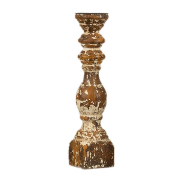 Assorted Brown Distressed Pillar Candle Holder, INDIVIDUALLY SOLD