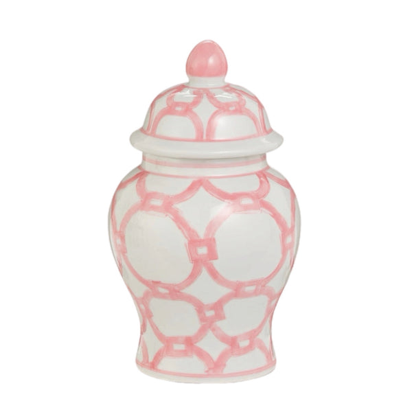 Assorted Pink Design Ginger Jar, INDIVIDUALLY SOLD