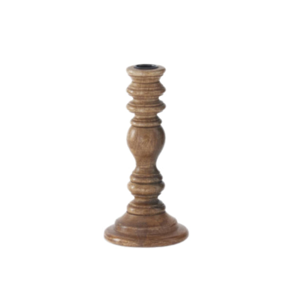 Assorted Wooden Taper Candle Holder, INDIVIDUALLY SOLD
