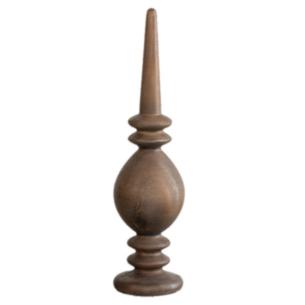 Assorted Wooden Decorative Finial, INDIVIDUALLY SOLD