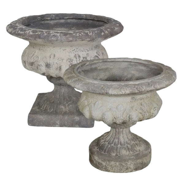 Assorted Fleur De Lis Trim Urn, INDIVIDUALLY SOLD