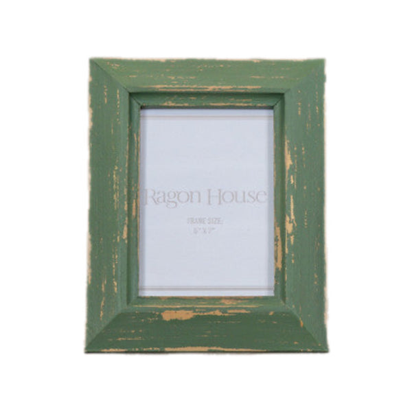 Assorted Green Distressed Photo Frame, INDIVIDUALLY SOLD